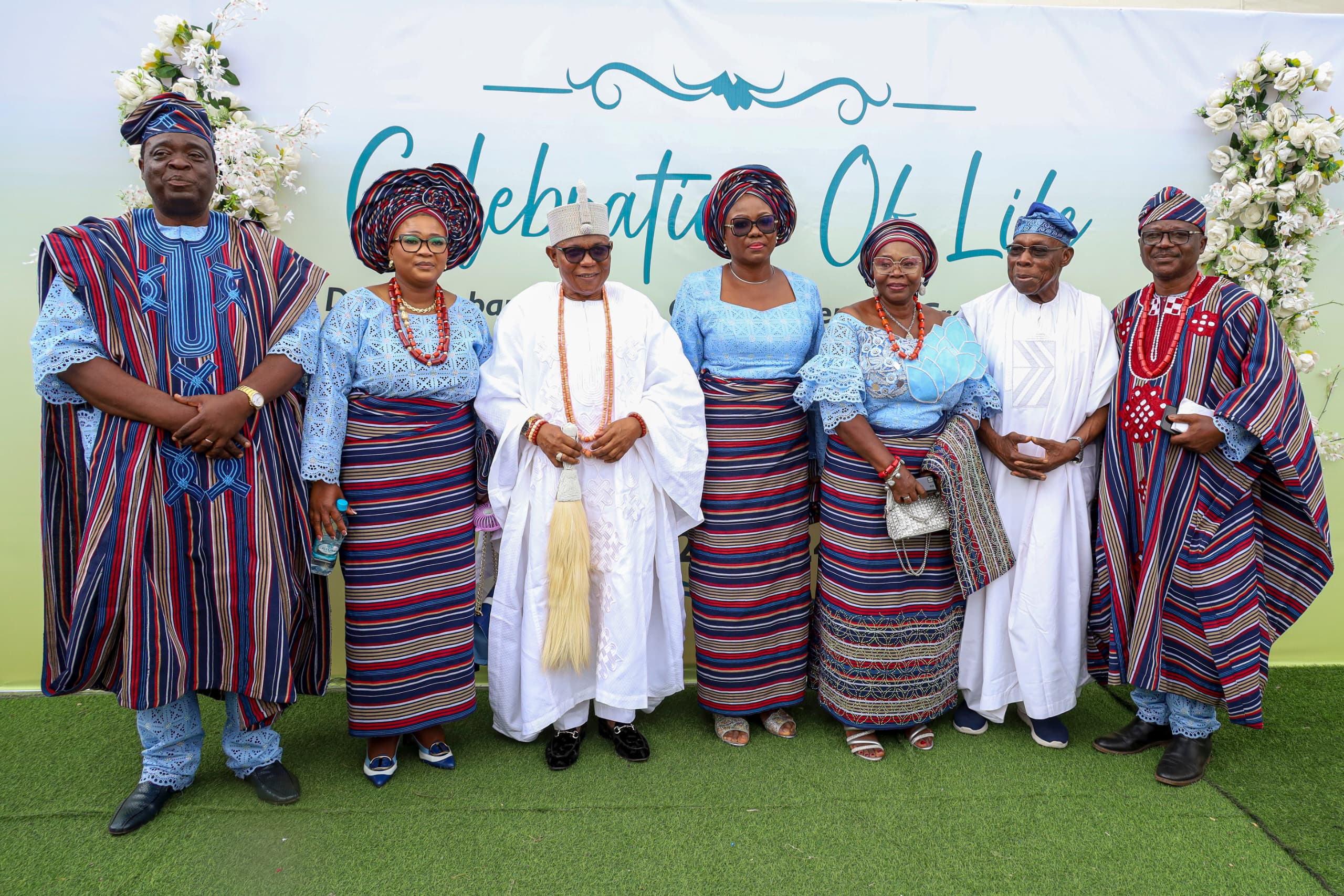Former President Obasanjo, Dignitaries Pay Tribute at Funeral Ceremony of Ogun Ex-Agric Commissioner’s Father