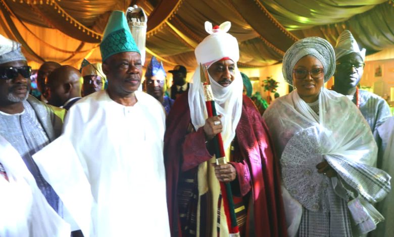 Obasanjo, Emir of Kano, Amosun, Others Attend Grand Wedding of Alhaja Yemi Kolapo’s Daughter